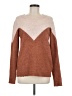Vero Moda 100% Polyester Chevron-herringbone Brown Pullover Sweater Size M - photo 1