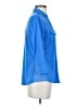 J. McLaughlin Blue 3/4 Sleeve Blouse Size S - photo 4