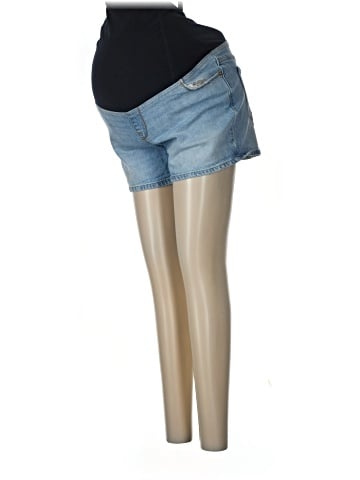 Isabel Maternity Denim Shorts (view 1)