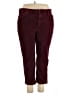 Lands' End Burgundy Casual Pants Size 22 - photo 1