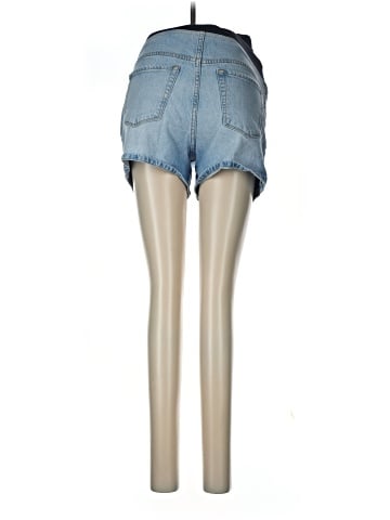 Isabel Maternity Denim Shorts (view 2)