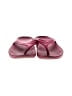 Oofos Burgundy Flip Flops Size 6 - photo 2
