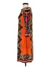 ECI Print Orange Casual Dress Size 4 - photo 5