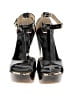 Jimmy Choo Black Wedges Size EU 36 1/2 - photo 2