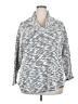 Ruby Rd. Silver Pullover Sweater Size 2X - photo 1