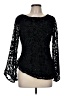 metaphor Black Long Sleeve Blouse Size M - photo 1