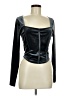 Lush Black Long Sleeve Top Size M - photo 1