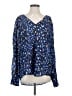 Trina Turk Animal Print Blue Blouse Size S - photo 1