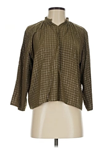 Apiece Apart 3/4 Sleeve Button-Down Shirt (view 1)