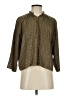 Apiece Apart Tweed Brown 3/4 Sleeve Button-Down Shirt Size 0 - photo 1