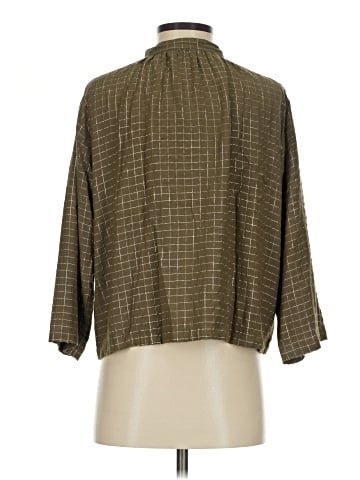 Apiece Apart 3/4 Sleeve Button-Down Shirt (view 2)