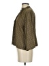 Apiece Apart Tweed Brown 3/4 Sleeve Button-Down Shirt Size 0 - photo 5