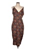 Shein Paisley Brown Cocktail Dress Size 12 - photo 1