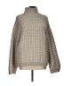 H&M Solid Gray Turtleneck Sweater Size L - photo 1