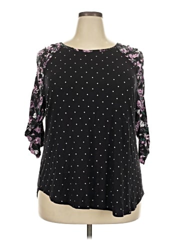 24/7 Maurices 3/4 Sleeve T-Shirt (view 1)
