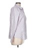 Talbots 100% Cotton Stripes White Long Sleeve Button-Down Shirt Size 10 - photo 4