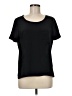 Talbots Black Short Sleeve Top Size Med Petite - photo 1