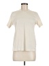 Unbranded 100% Cotton Ivory Short Sleeve Turtleneck Size M - photo 1