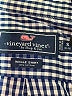 Vineyard Vines 100% Cotton Checkered-gingham Blue Long Sleeve Button-Down Shirt Size 8 - 10 - photo 3