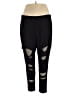 Torrid Hearts Black Active Pants Size 4X Plus (4) - photo 1