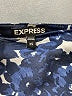 Express 100% Polyester Floral Black Long Sleeve Blouse Size XS - photo 7