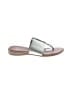 Andre Assous Silver Flip Flops Size 8 - photo 1