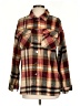 Unbranded 100% Polyester Plaid Brown Coat Size S - photo 1