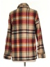 Unbranded 100% Polyester Plaid Brown Coat Size S - photo 2