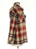 Unbranded 100% Polyester Plaid Brown Coat Size S - photo 4
