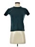 Uniqlo U 100% Cotton Teal Short Sleeve Turtleneck Size XS - photo 1