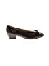 Salvatore Ferragamo 100% Leather Brown Heels Size 5 1/2 (wide) - photo 1