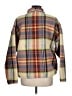 American Eagle Outfitters 100% Polyester Plaid Orange Poncho Size M - photo 2