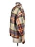 American Eagle Outfitters 100% Polyester Plaid Orange Poncho Size M - photo 5