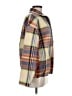 American Eagle Outfitters 100% Polyester Plaid Orange Poncho Size M - photo 4