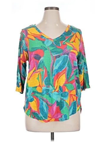 Tahari 3/4 Sleeve T-Shirt (view 1)