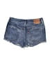 Levi's 100% Cotton Blue Denim Shorts Size 28 waist - photo 2