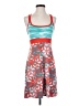 Soybu Print Teal Cocktail Dress Size S - photo 1