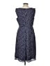 Elle 100% Polyester Polka Dots Blue Casual Dress Size 12 - photo 2