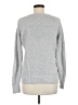 Ann Taylor LOFT Solid Silver Pullover Sweater Size M - photo 2