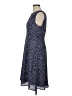 Elle 100% Polyester Polka Dots Blue Casual Dress Size 12 - photo 5