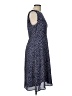 Elle 100% Polyester Polka Dots Blue Casual Dress Size 12 - photo 4