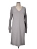 Athleta Solid Gray Casual Dress Size M (tall) - photo 1