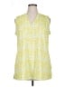 Lulu-B Yellow Sleeveless Blouse Size XL - photo 1