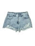 Shein Blue Denim Shorts Size 30 waist - photo 1