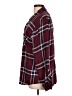Rails 100% Rayon Plaid Burgundy Long Sleeve Button-Down Shirt Size L - photo 5