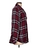 Rails 100% Rayon Plaid Burgundy Long Sleeve Button-Down Shirt Size L - photo 4