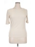 Tahari Ivory Short Sleeve Turtleneck Size XL - photo 1