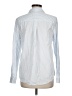 Piombo Stripes White Long Sleeve Button-Down Shirt Size M - photo 2
