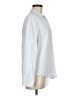 Piombo Stripes White Long Sleeve Button-Down Shirt Size M - photo 4