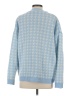 Assorted Brands Houndstooth Blue Cardigan Size S - photo 2